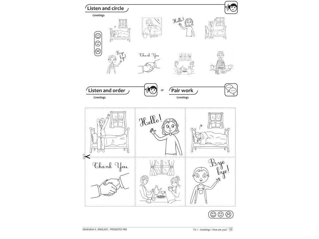 Activité - Anglais premier pas