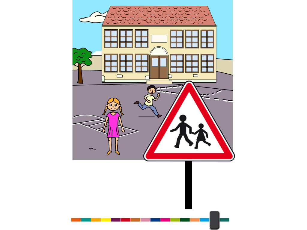 Flashcard - cours d'école